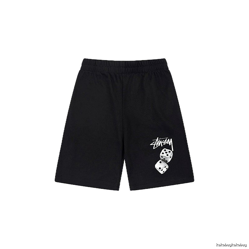 Stussy dice print style shorts