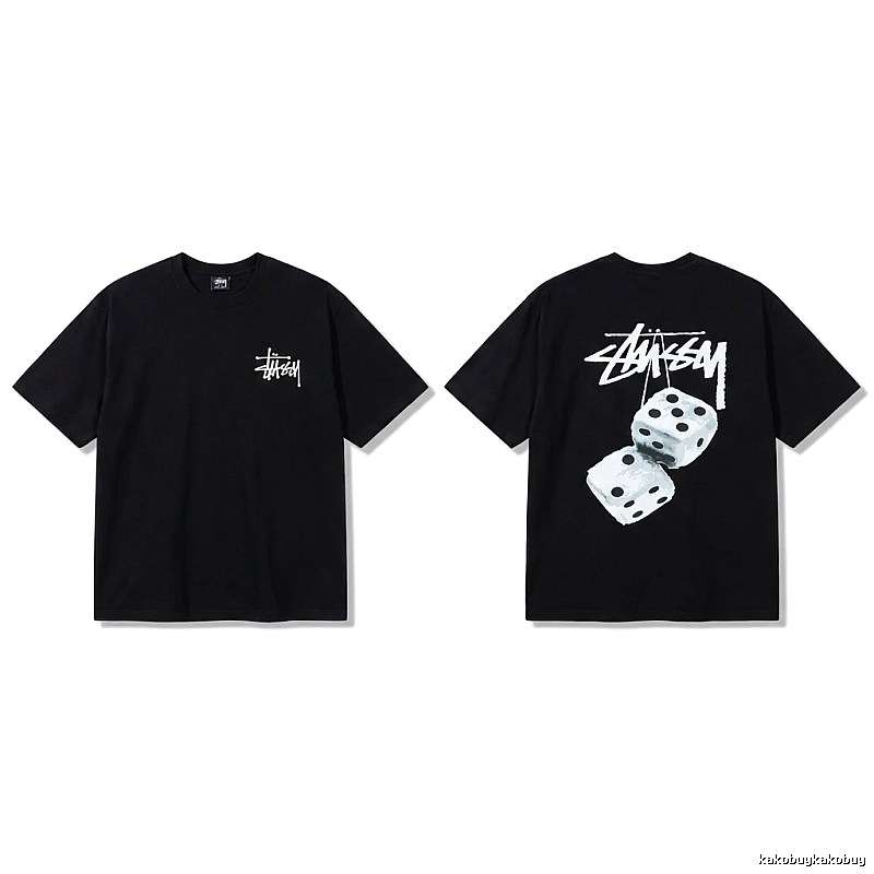 Stussy Dice Style Black T-shirt