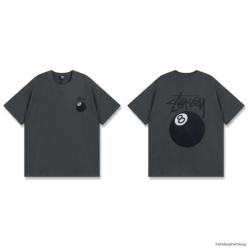 Stussy No.8 Retro Black T-shirt
