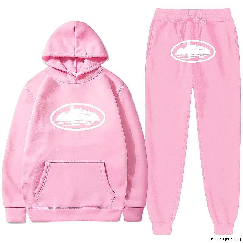 Stussy Pink Red Tracksuit Set Statement Graphic Logo