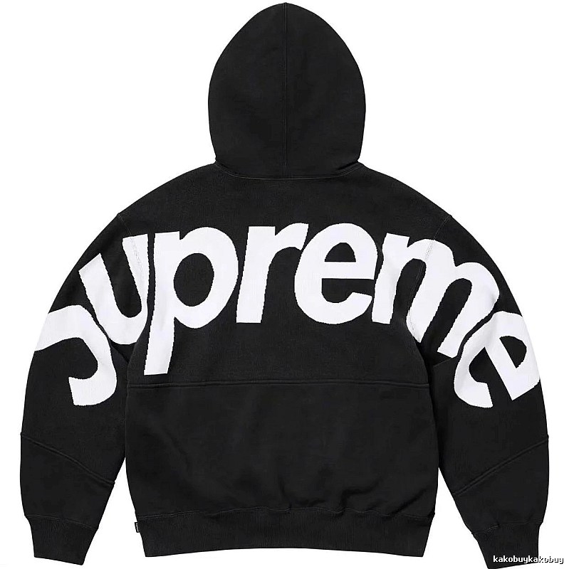 Supreme Casual Logo hoodie Gray Red Oversized for Streetwear Looks