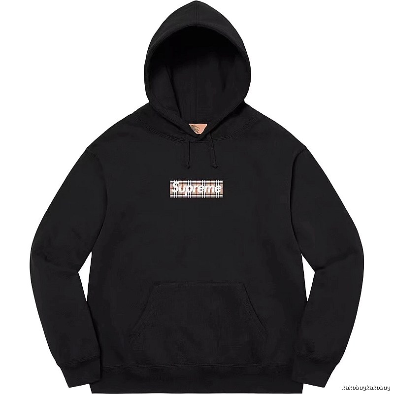 Supreme Monogram Logo hoodie Gray Red Oversized for Casual Outfits