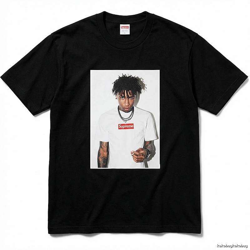 Supreme Portrait Style Black T-shirt