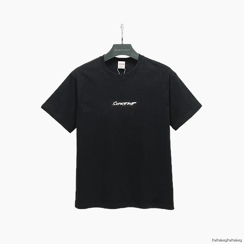 Supreme Printed Street-style Black T-Shirt