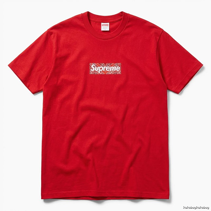 Supreme Printed Trendy Red T-shirt