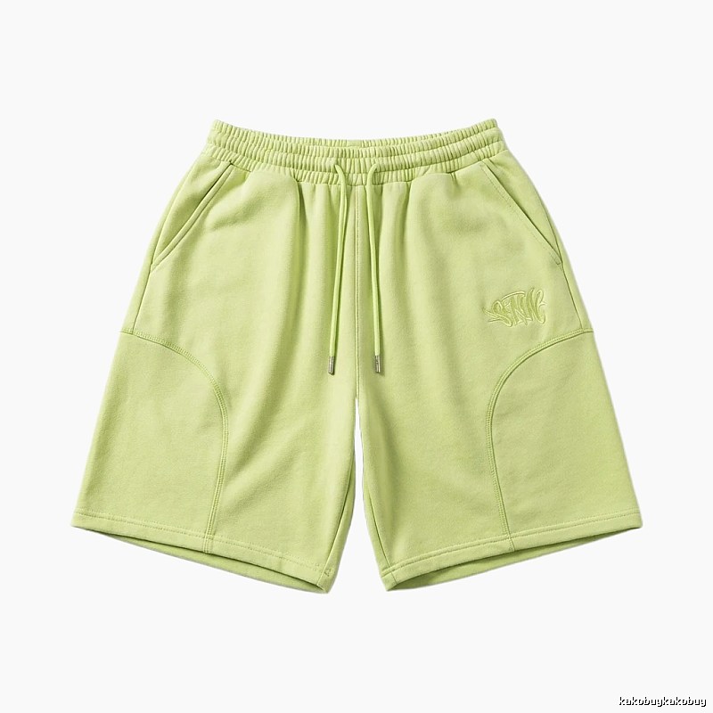 SynaWorld casual light green shorts