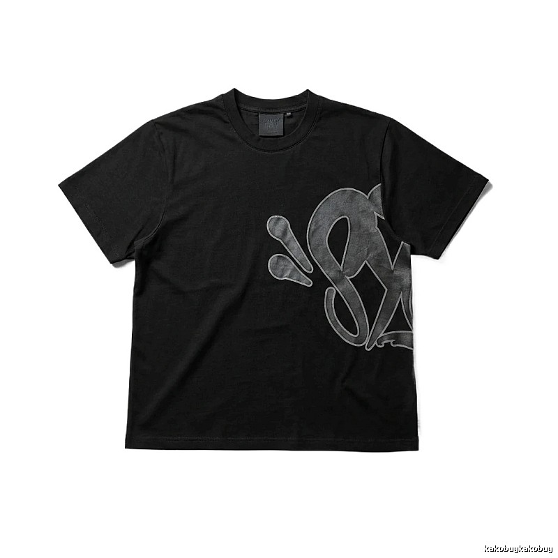 SynaWorld Trendy and Cool Style Black T-shirt