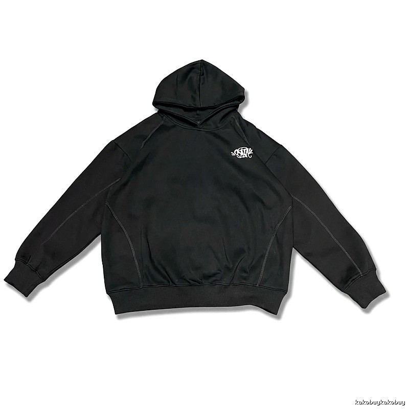 SynaWorld Trendy Cool Black Hoodie