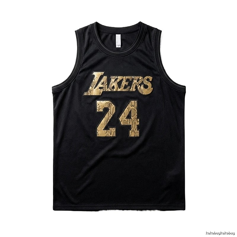 The No. 24 black vest of the Los Angeles Lakers