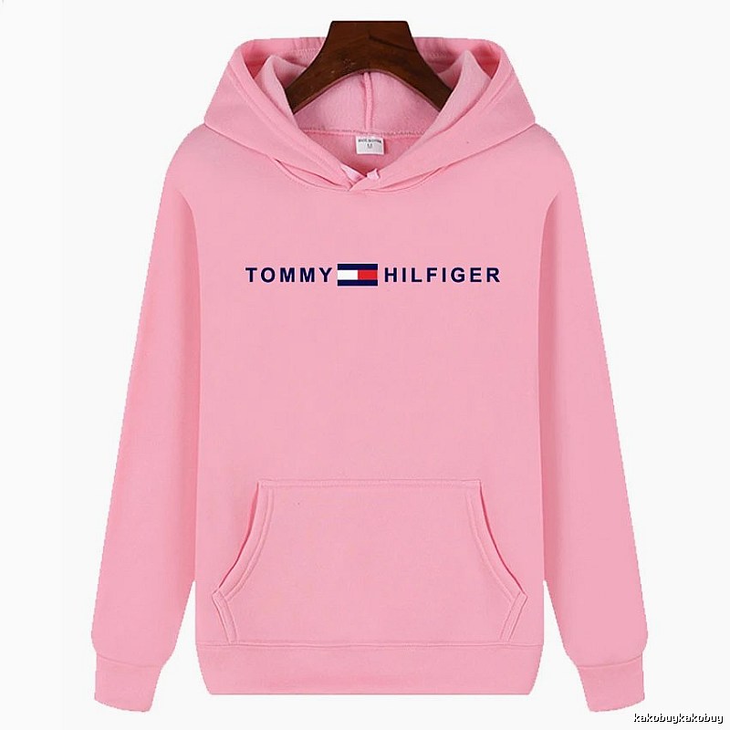 Tommy Hilfiger Monogram Logo hoodie White Tommy Hilfiger for Layered Styling
