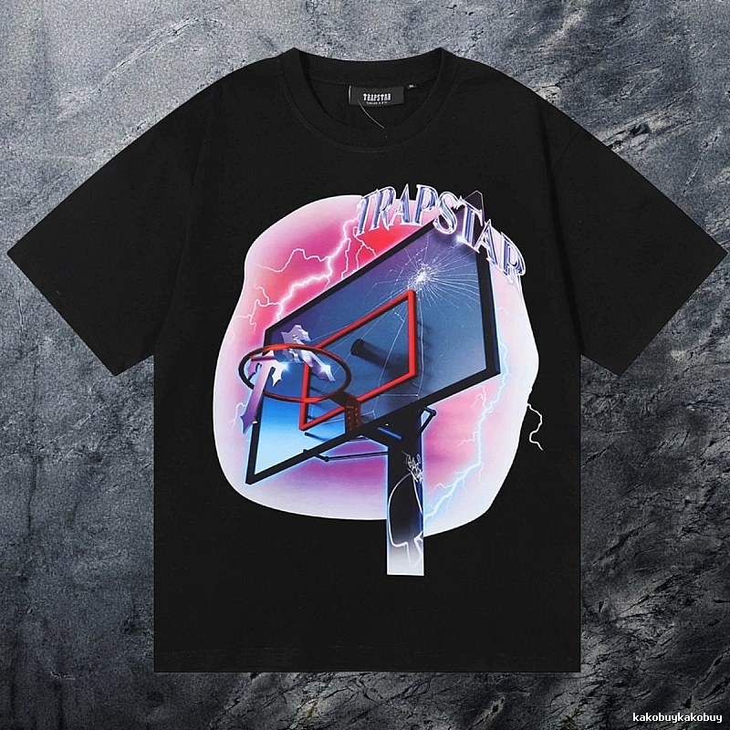 Trapstar Monogram Keys graphic T-shirt Black White Key for Layered Styling