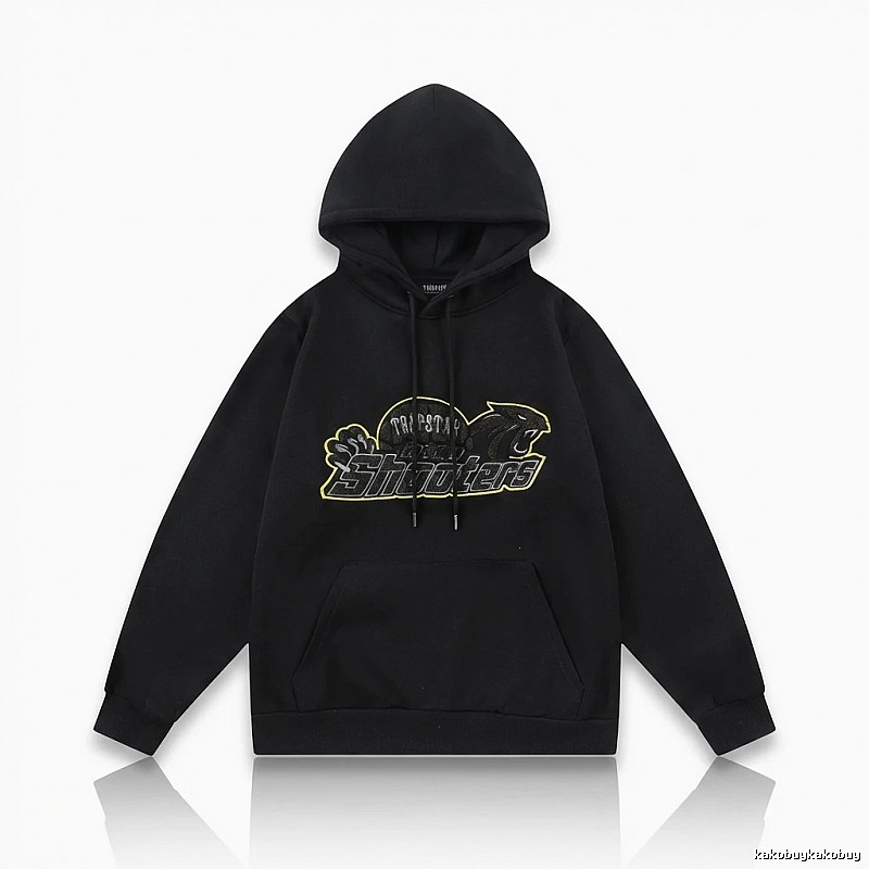 Trapstar Print Trendy and Cool Black Sweatshirt