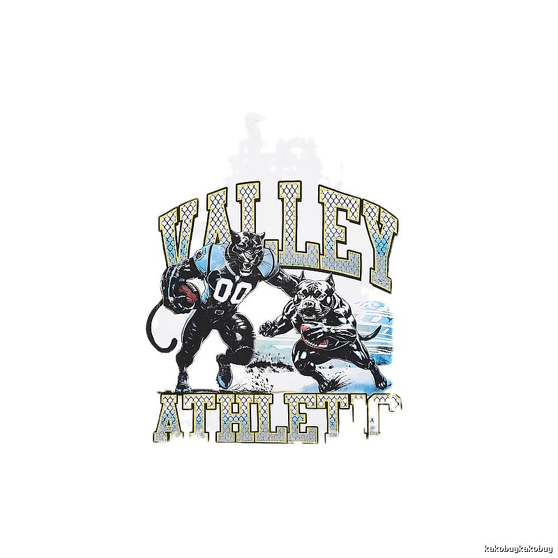 Valley Sports American Retro White Short-sleeve T-shirt