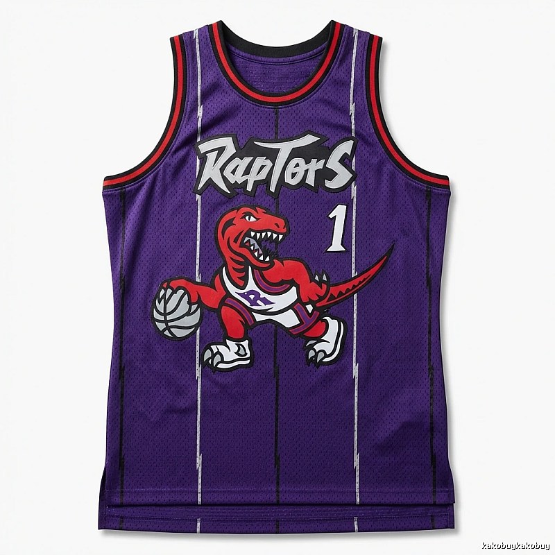 Vince Carter's retro-style jersey of the Raptors.
