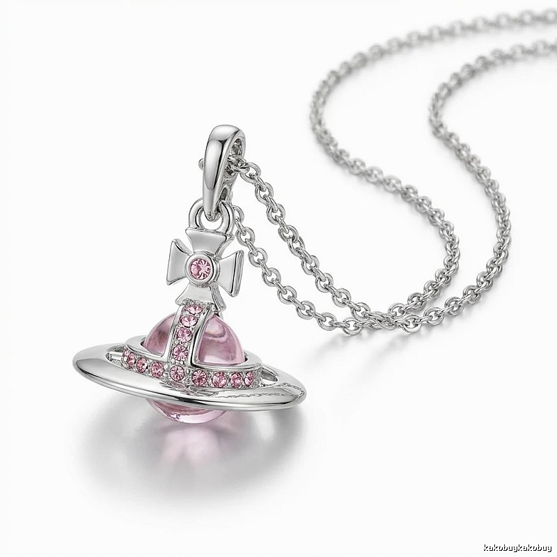 Vivienne Westwood Saturn series silver necklace