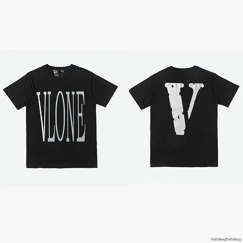 Vlone Compact Logo T-shirt Black Purple Vlone for Sport-Inspired Styling