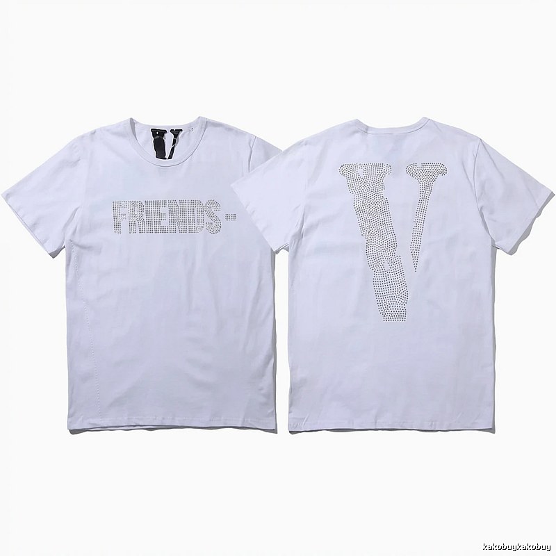 Vlone Friends Series Simple White T-shirt