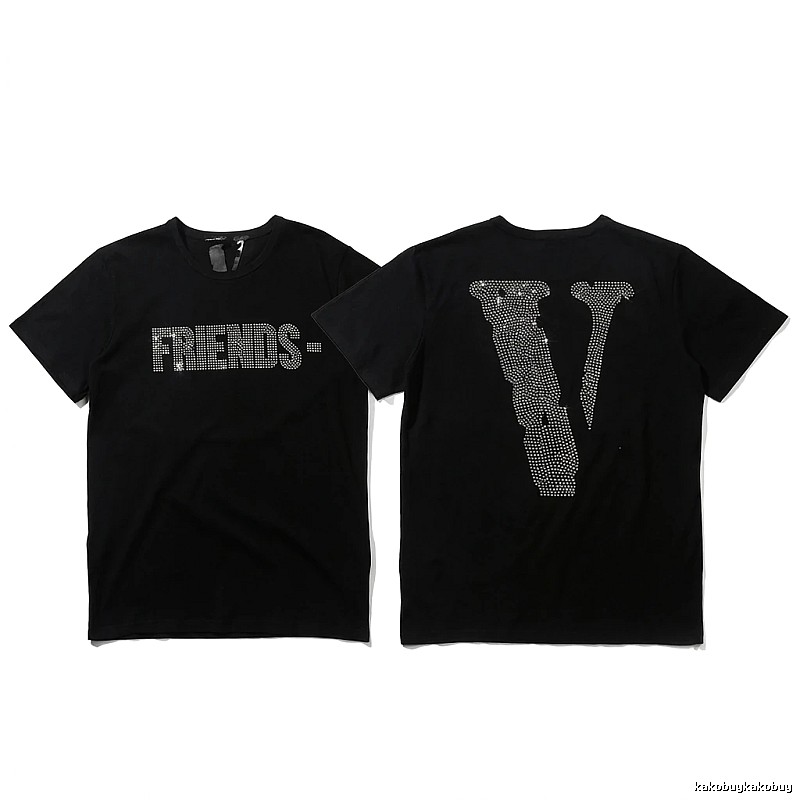 Vlone Friends Trendy and Cool Black T-shirt