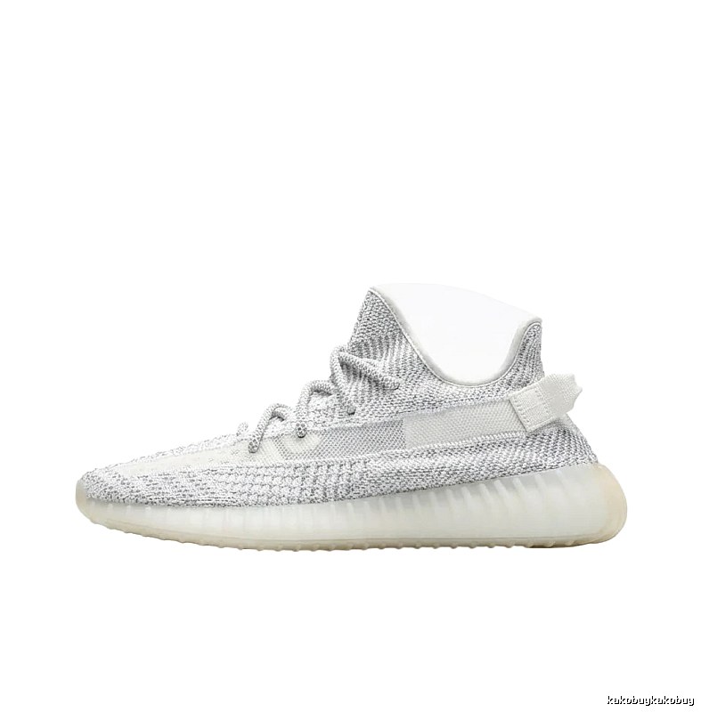 Yeezy 350 minimalist style white shoes